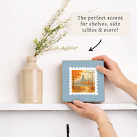 Chicago Fall Stamp Block Sign