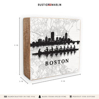 Boston Crew Skyline Block Sign