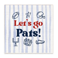 Let’s Go Pats Icons Block Sign