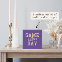 Game Day Minnesota Block Sign