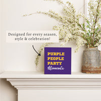 Purple People Party Minnesota Block Sign