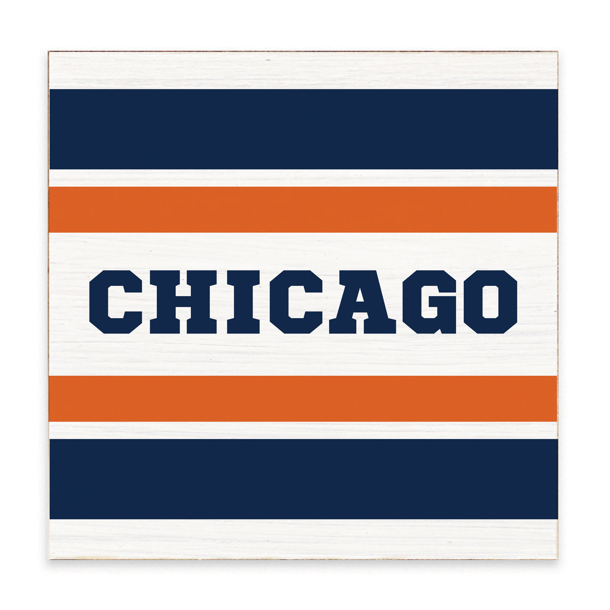 Chicago Stripes Block Sign