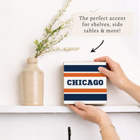 Chicago Stripes Block Sign