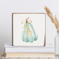 Coastal Gourd Block Sign