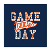 Game Day Chicago Block Sign