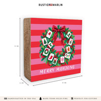 Merry Mahjong Block Sign
