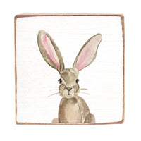 Bunny Decorative Square Block Sign