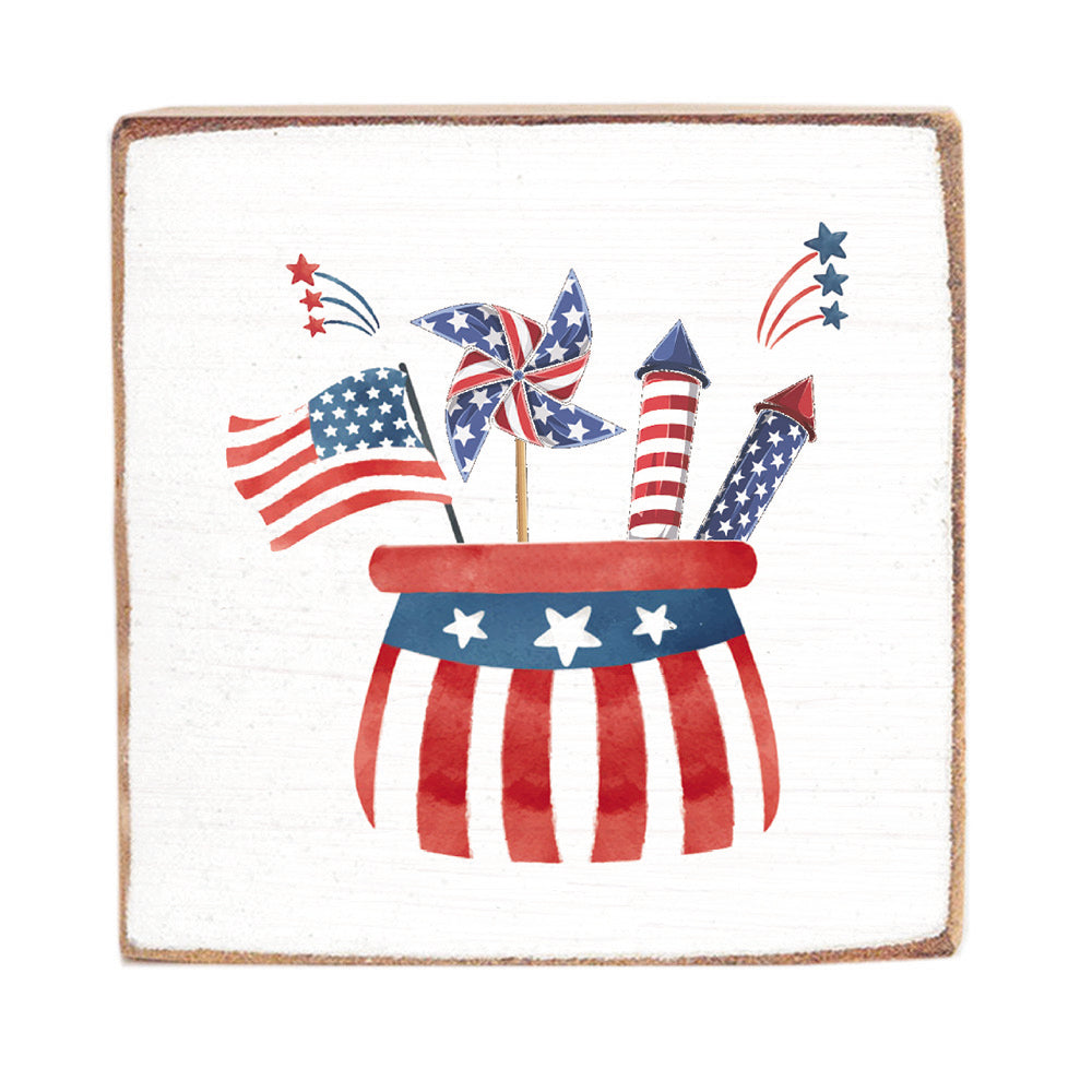 Uncle Sam's Hat Block Sign