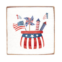 Uncle Sam's Hat Block Sign