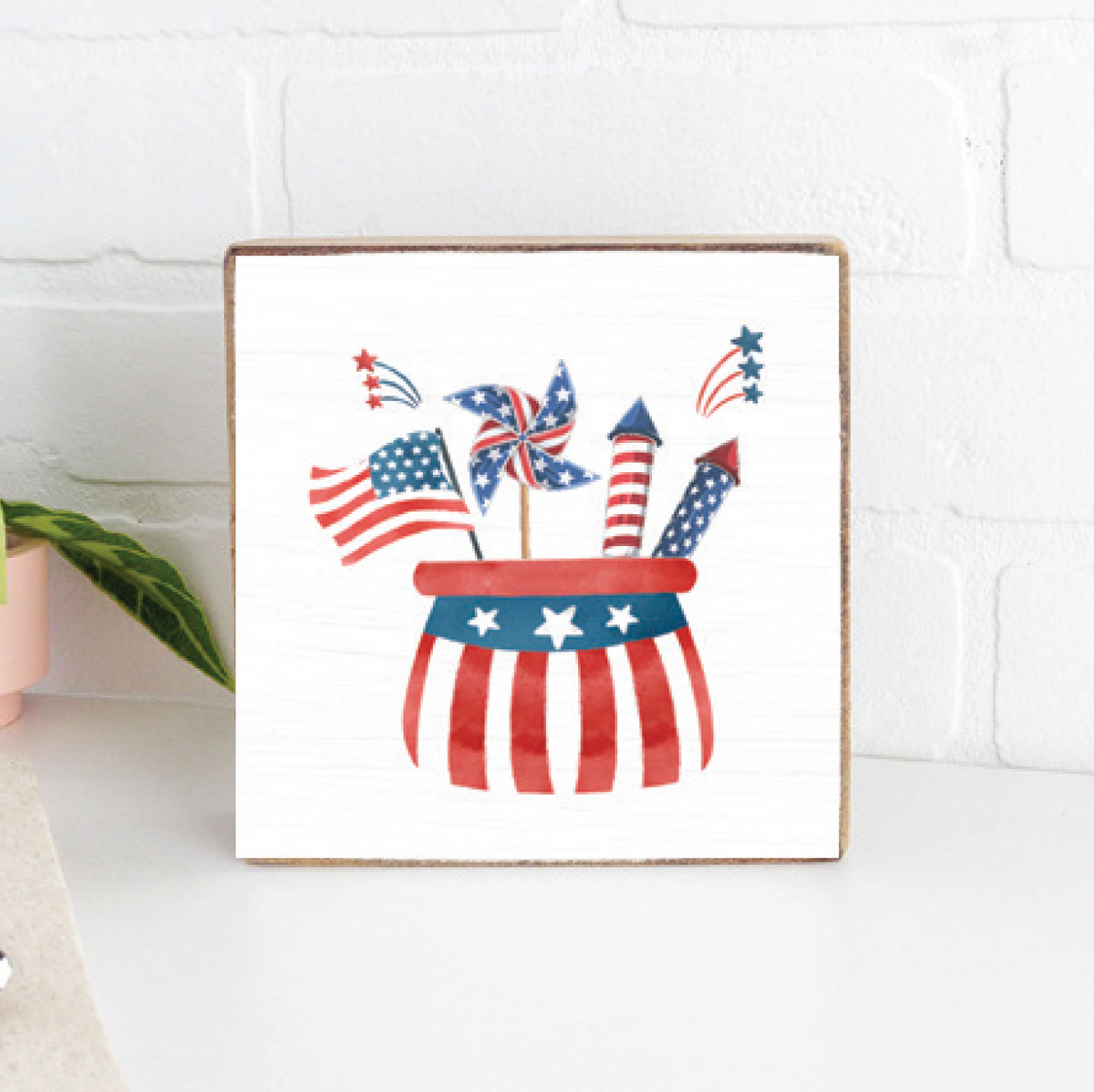 Uncle Sam's Hat Block Sign