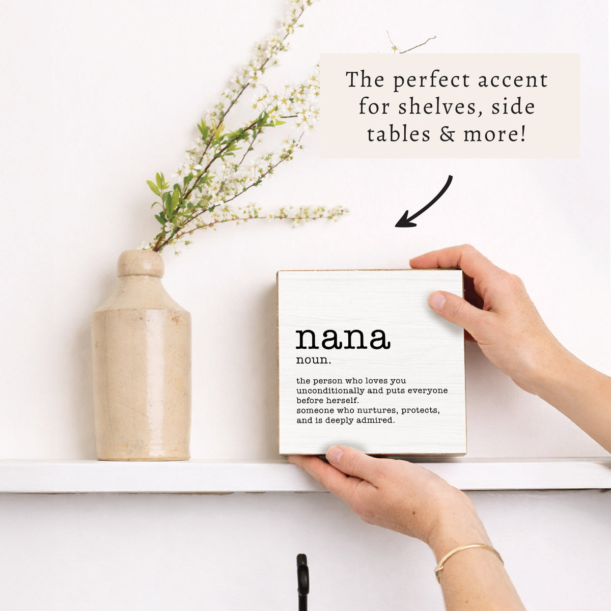 Nana Definition Block Sign
