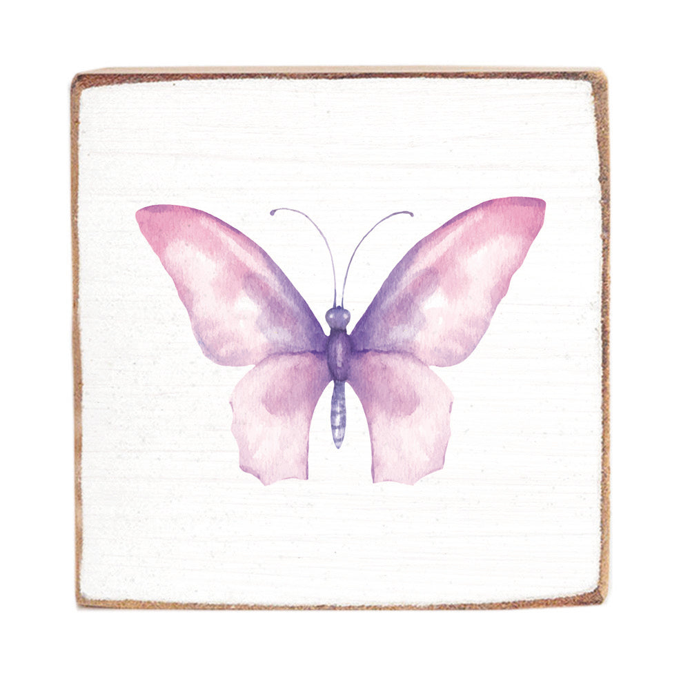 Butterfly Block Sign