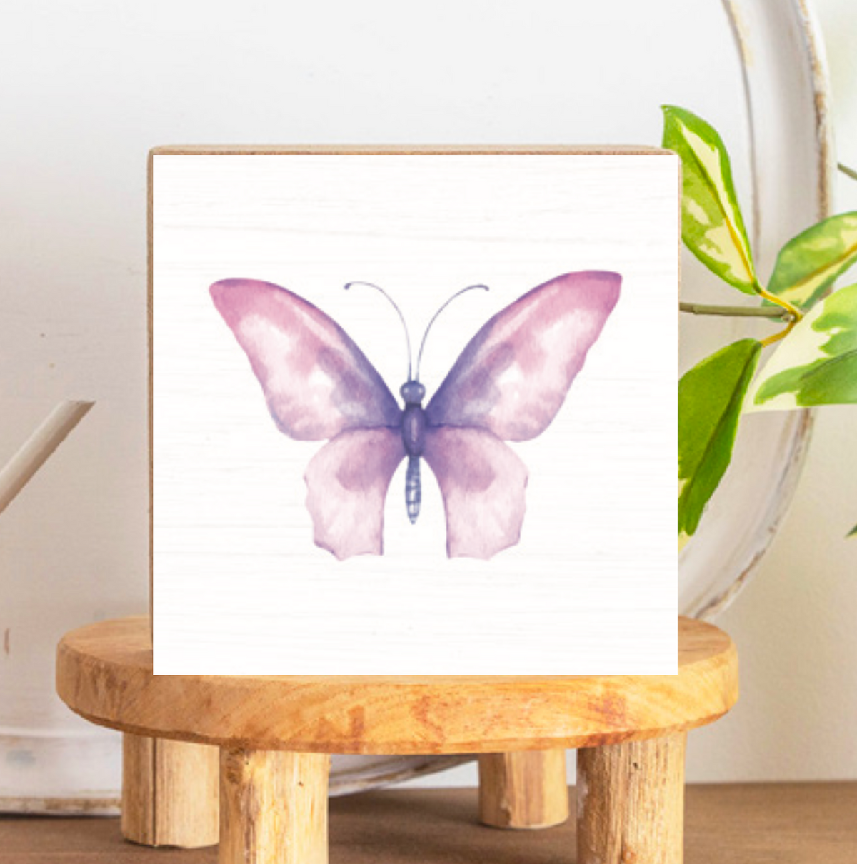 Butterfly Block Sign