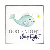 Sleep Tight Square Block Sign