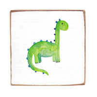 Dino Block Sign