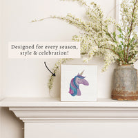 Unicorn Block Sign
