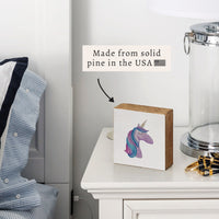 Unicorn Block Sign