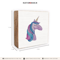 Unicorn Block Sign