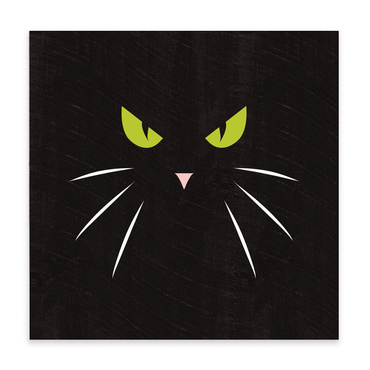 Black Cat Block Sign