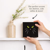 Black Cat Block Sign