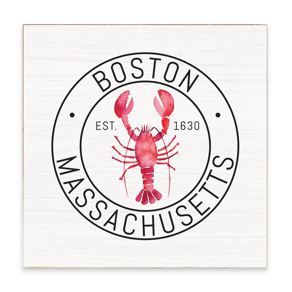 Boston Lobster Block Sign