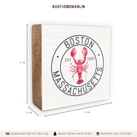 Boston Lobster Block Sign