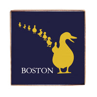 Boston Ducklings Block Sign