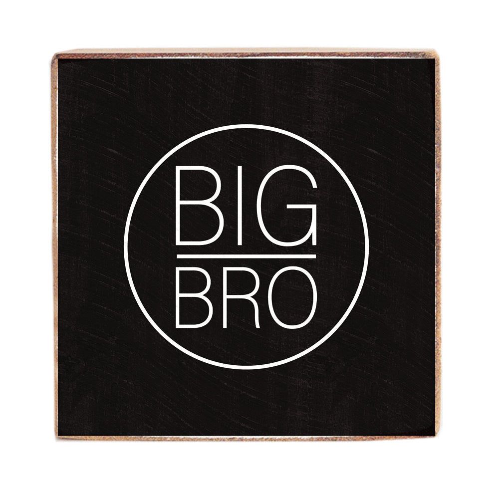 Big Brother Wood Block