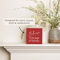 Believe Block Sign