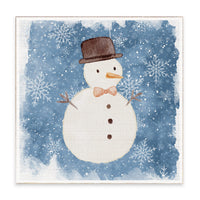 Snowman Block Sign