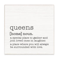 Queens Definition Block Sign