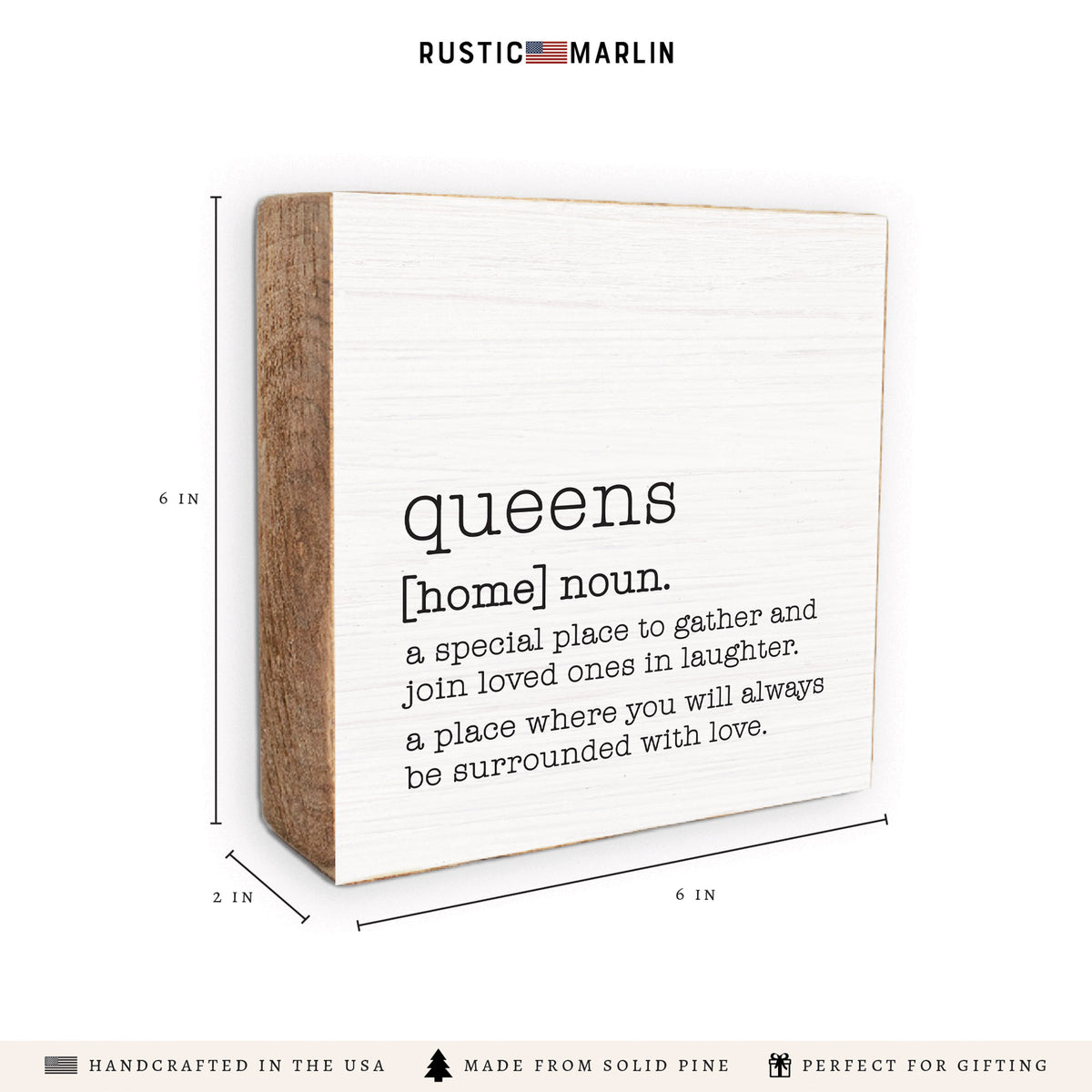 Queens Definition Block Sign