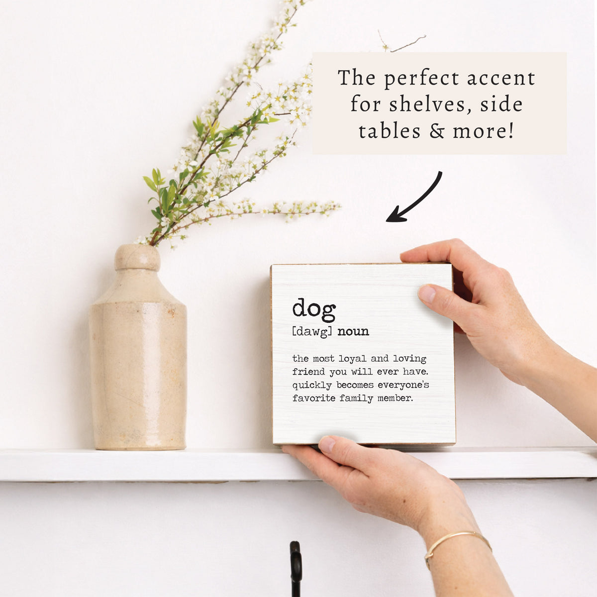 Dog Definition Block Sign