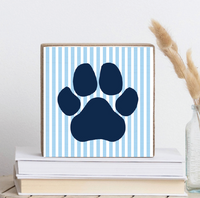 Preppy Paw Block Sign