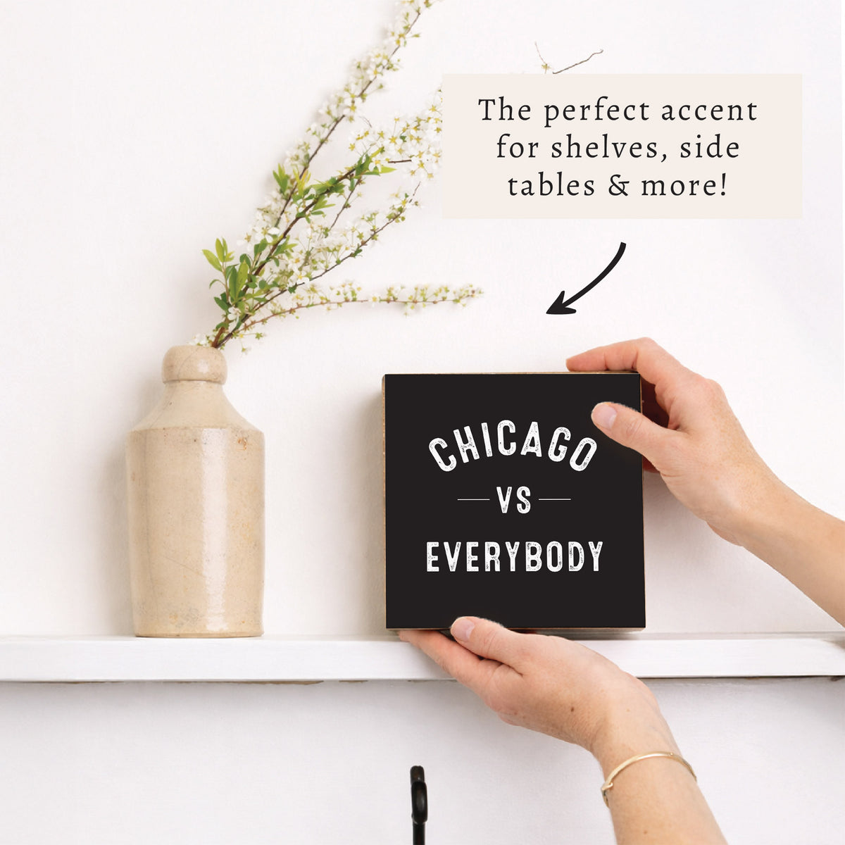 Chicago Vs Everyone Block Sign