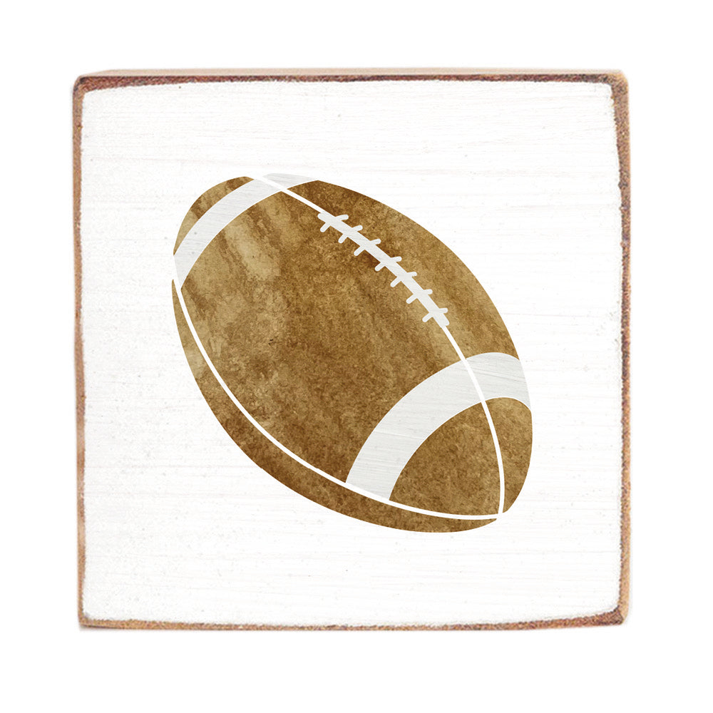 Football Block Sign