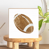 Football Block Sign