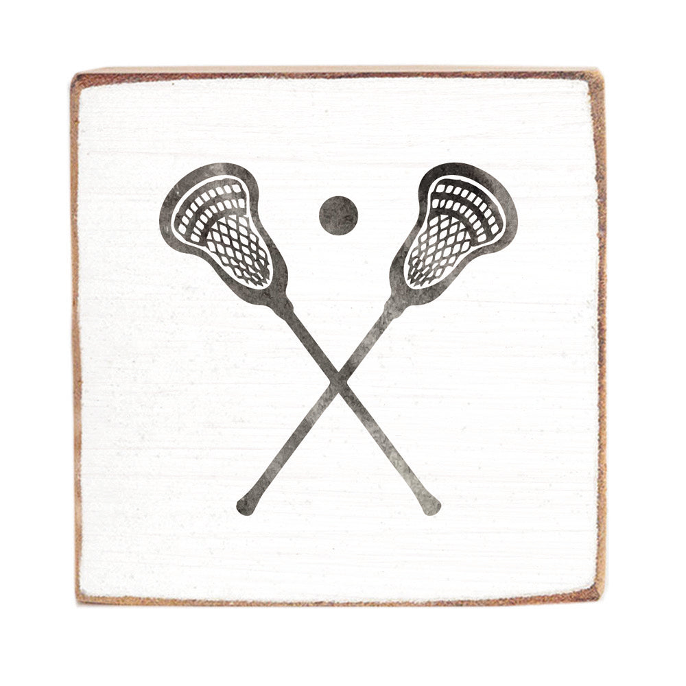 Lacrosse Block Sign