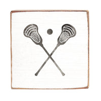 Lacrosse Block Sign