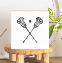 Lacrosse Block Sign