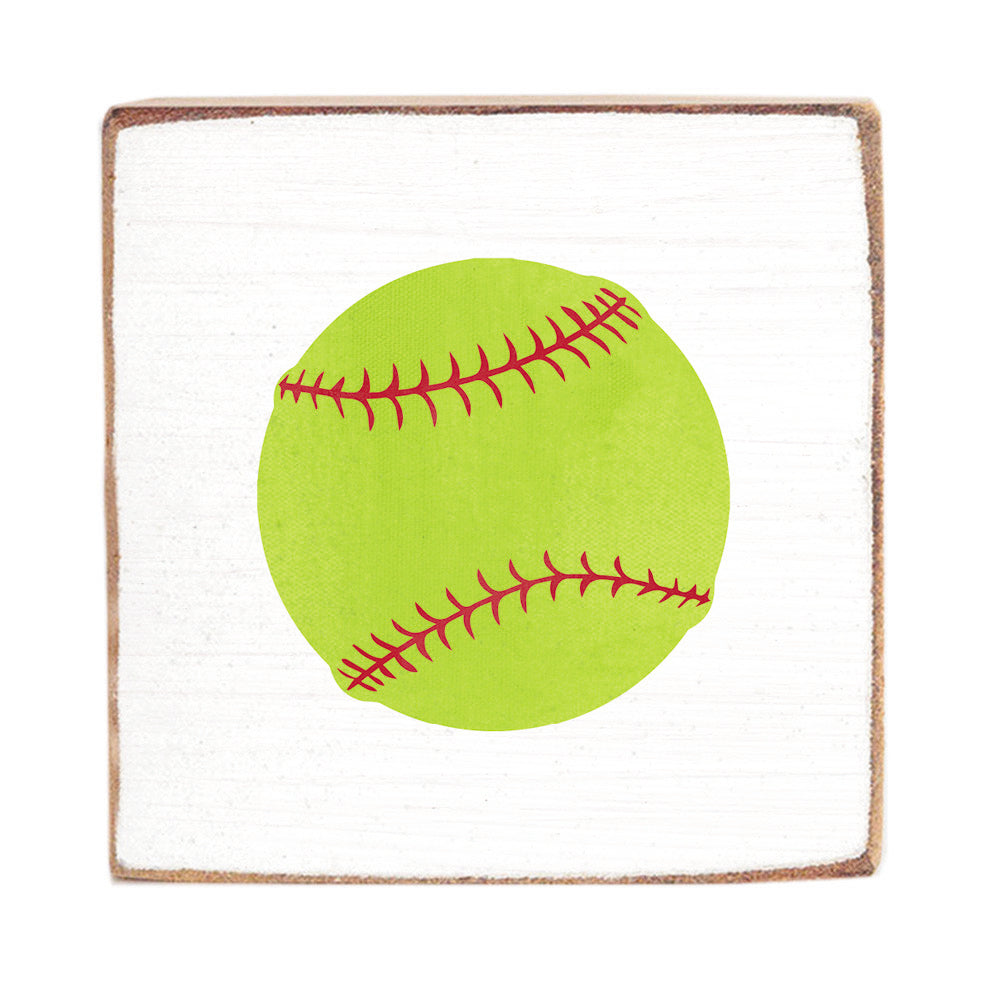 Softball Block Sign