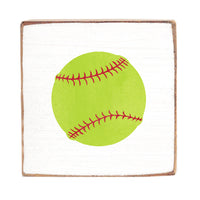 Softball Block Sign