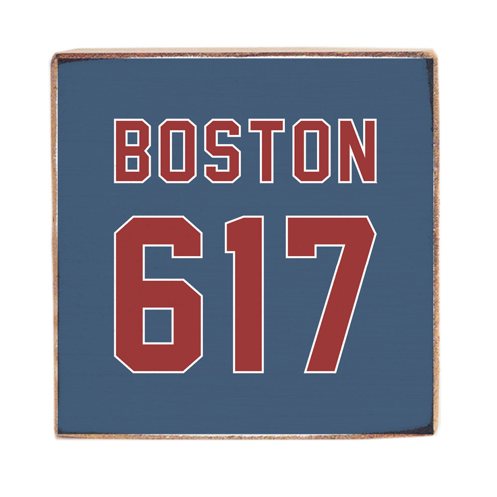 Boston 617 Wood Block