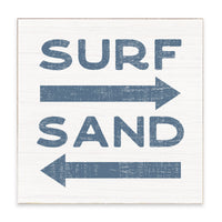 Surf and Sand Block Sign
