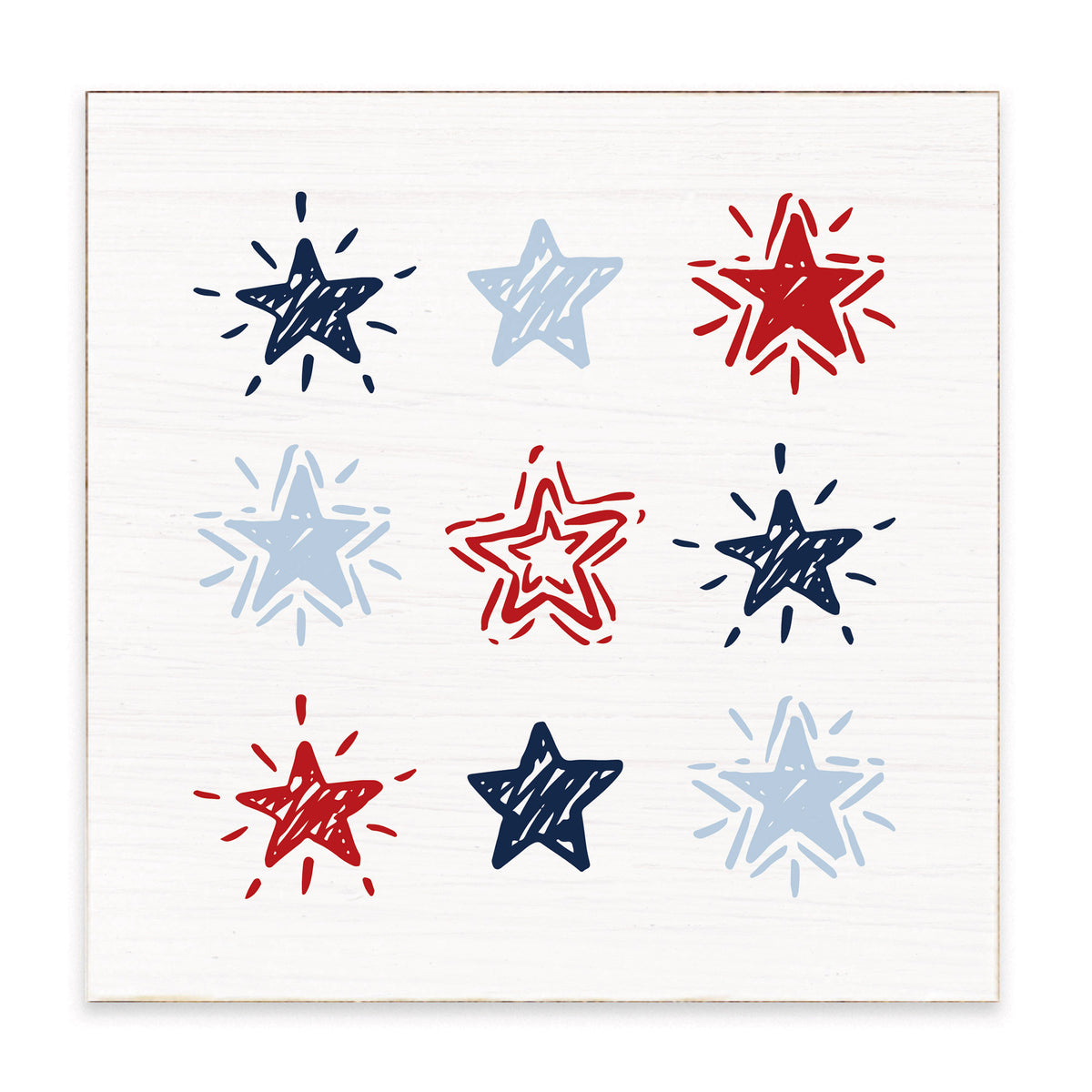 Starburst Block Sign