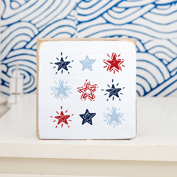 Starburst Wood Block