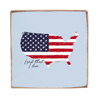 Land that I love Lyric Wood Block