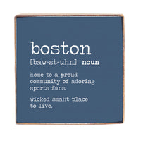 Boston Definition Block Sign