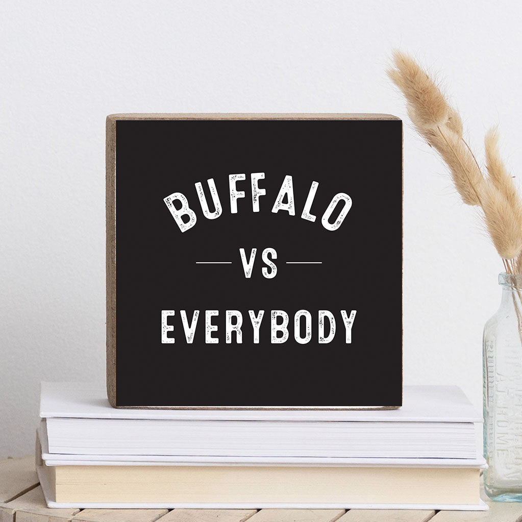 Buffalo Vs Block Sign