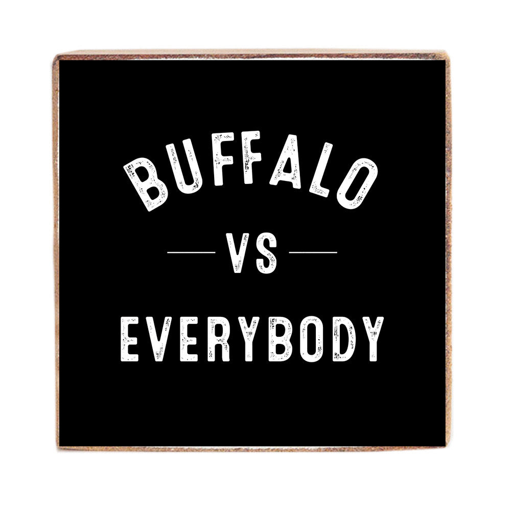 Buffalo Vs Block Sign